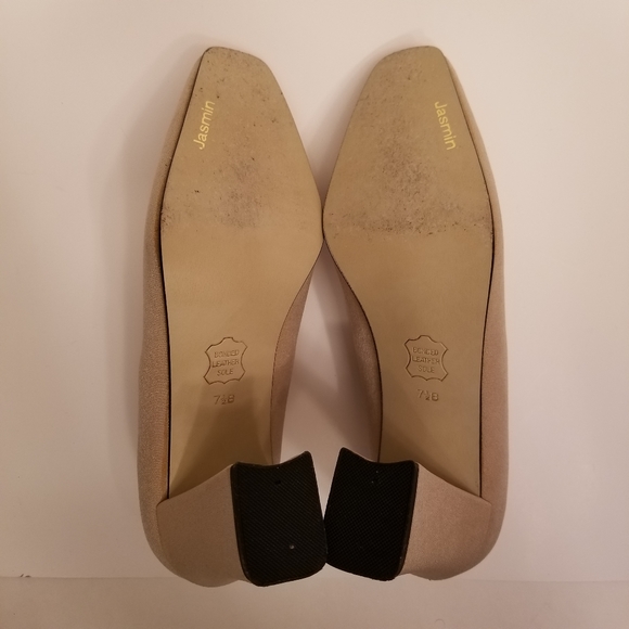 Jasmin Classic Beige/Khaki Fabric Pumps/Heels - Picture 14 of 14